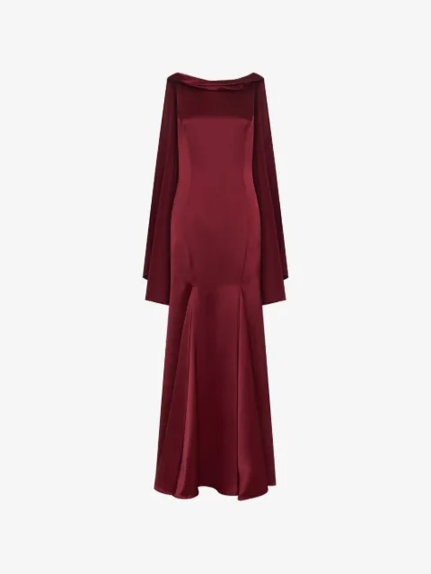 Nicholas Nicolette cowl-neck maxi dress