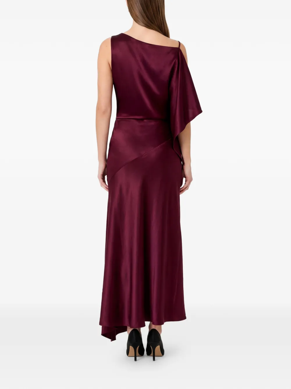 Nicholas Nayara asymmetrische jurk Rood