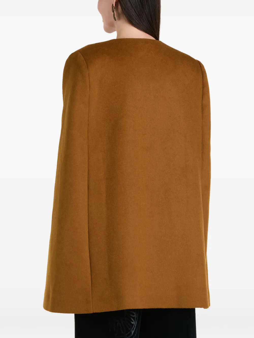 Themis Z Embellished Cape in Brown, view 4