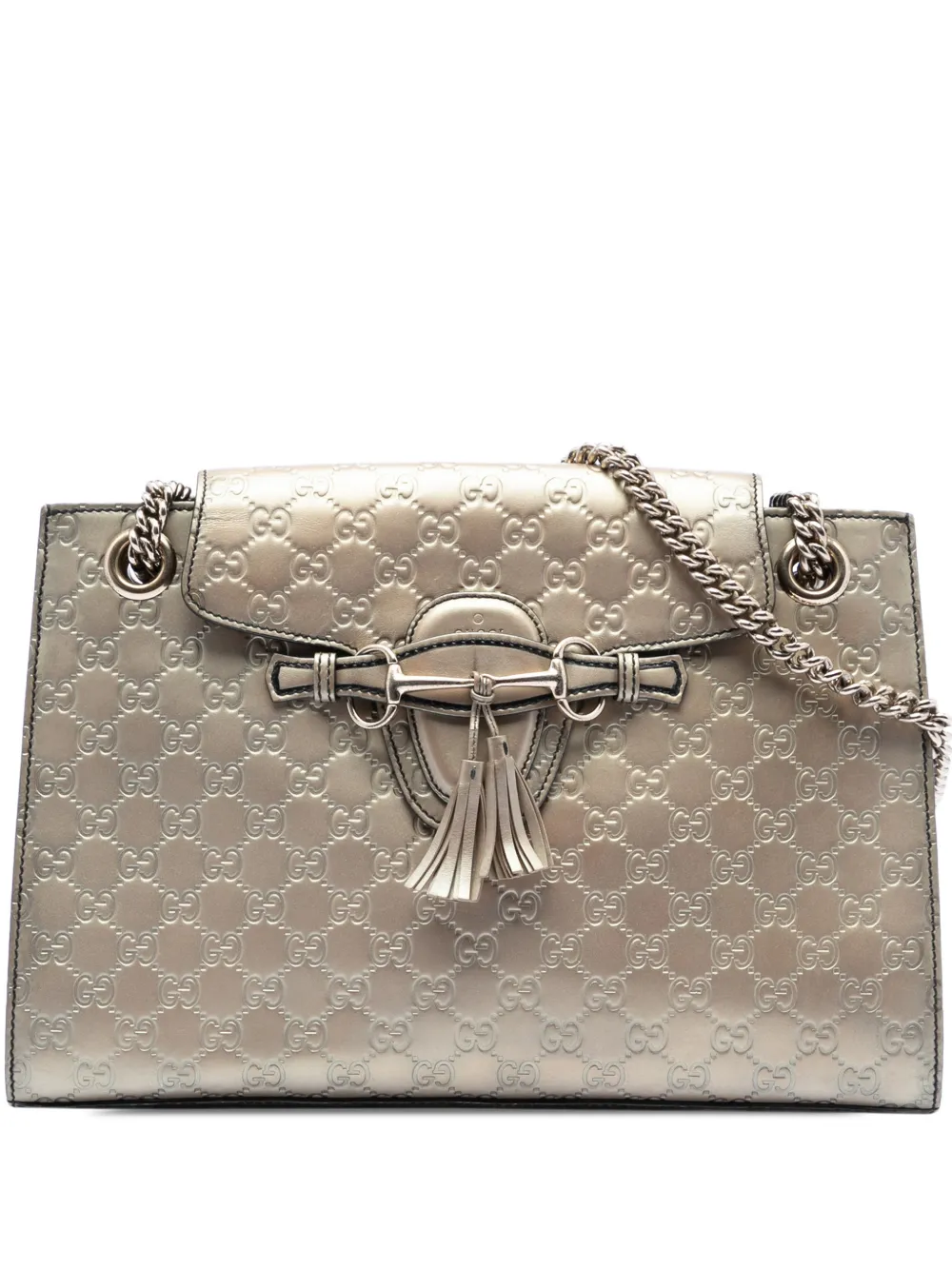 Gucci Pre-Owned 2016-2026 Large Guccissima Emily shoulder bag - Oro