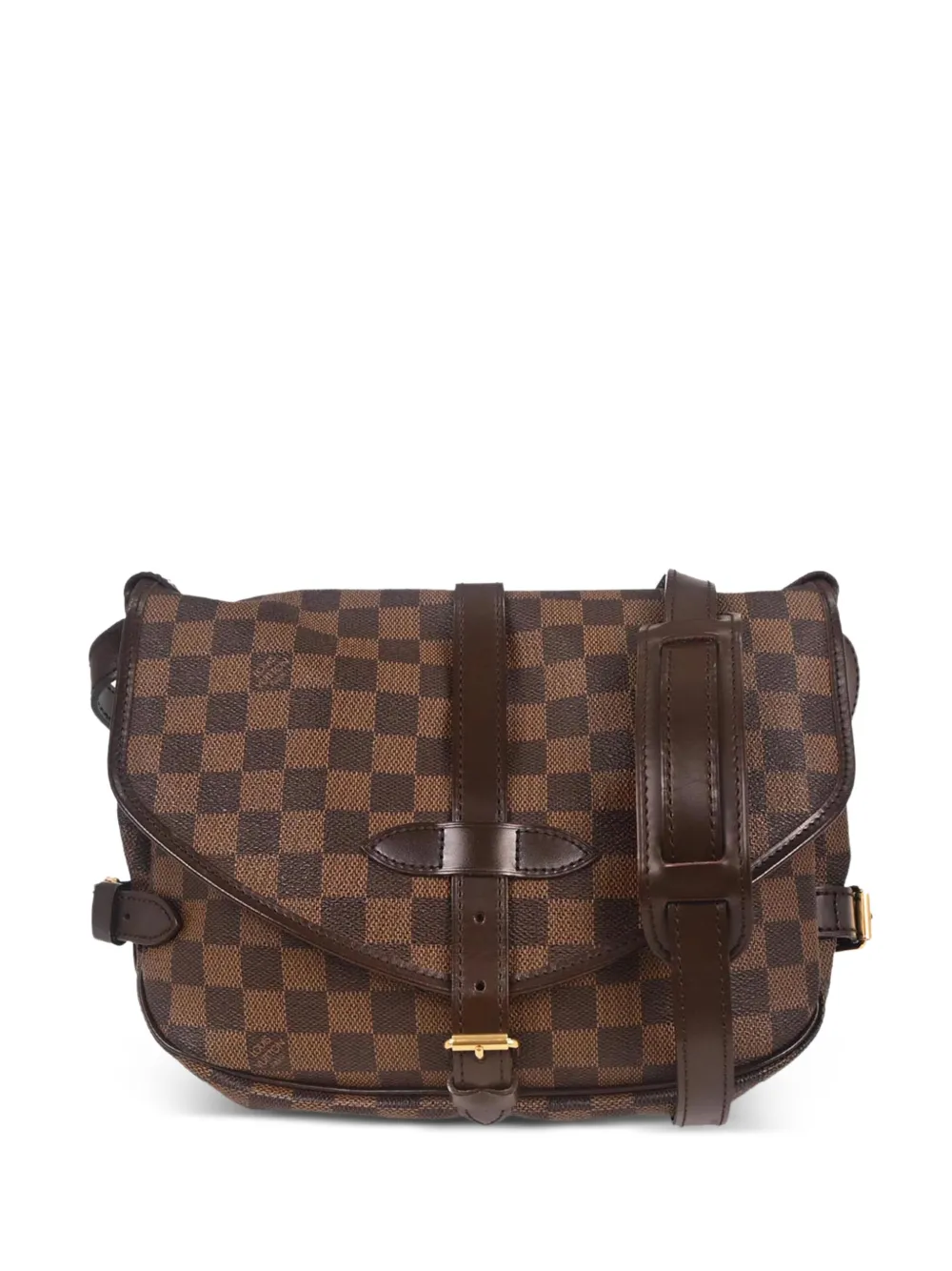 Louis Vuitton Pre-Owned 2010 30 Saumur messenger bag - Marrone