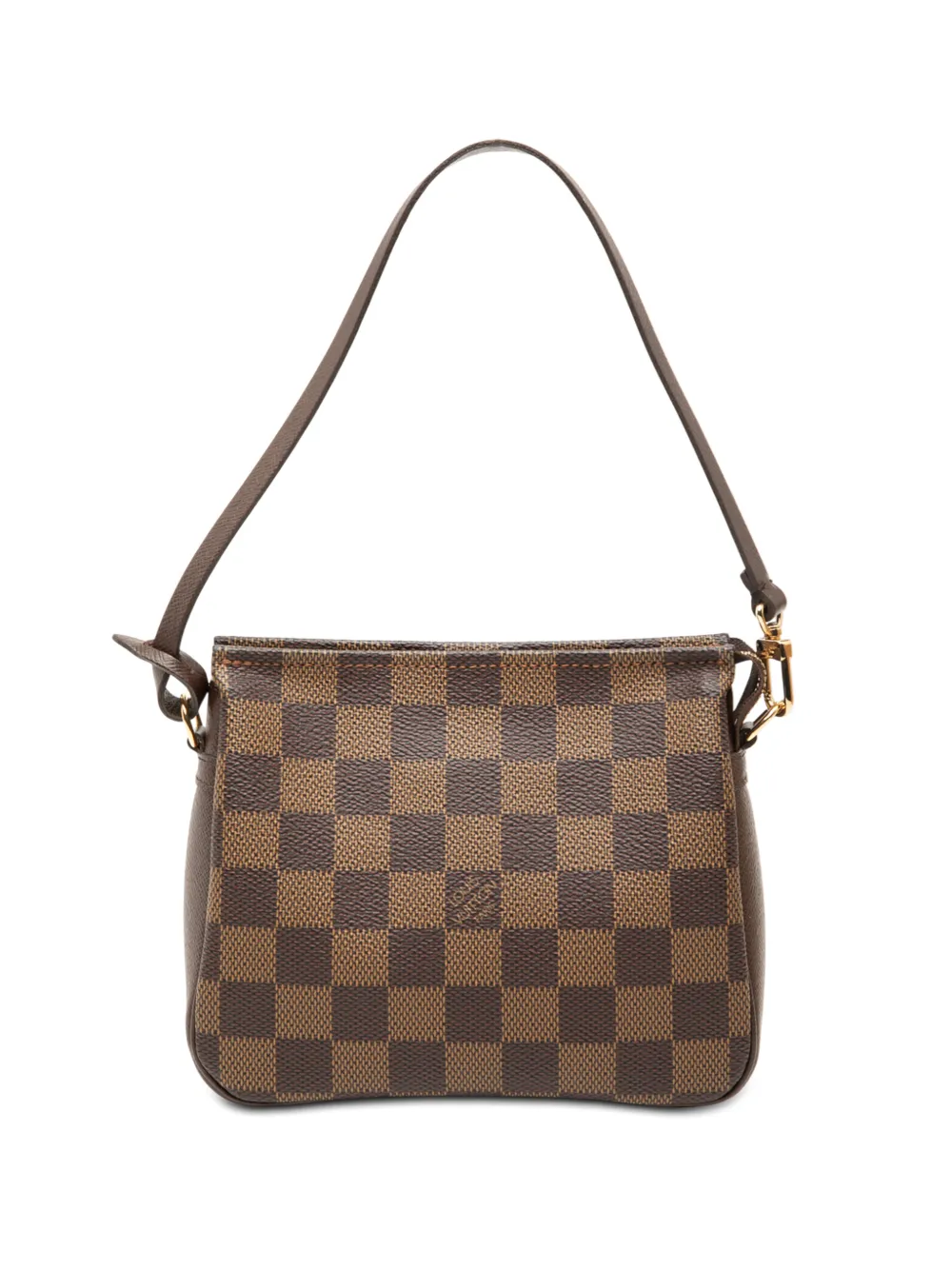 Louis Vuitton Pre-Owned Borsa a mano Trousse Pochette in tela Damier Ebène 2002 - Marrone
