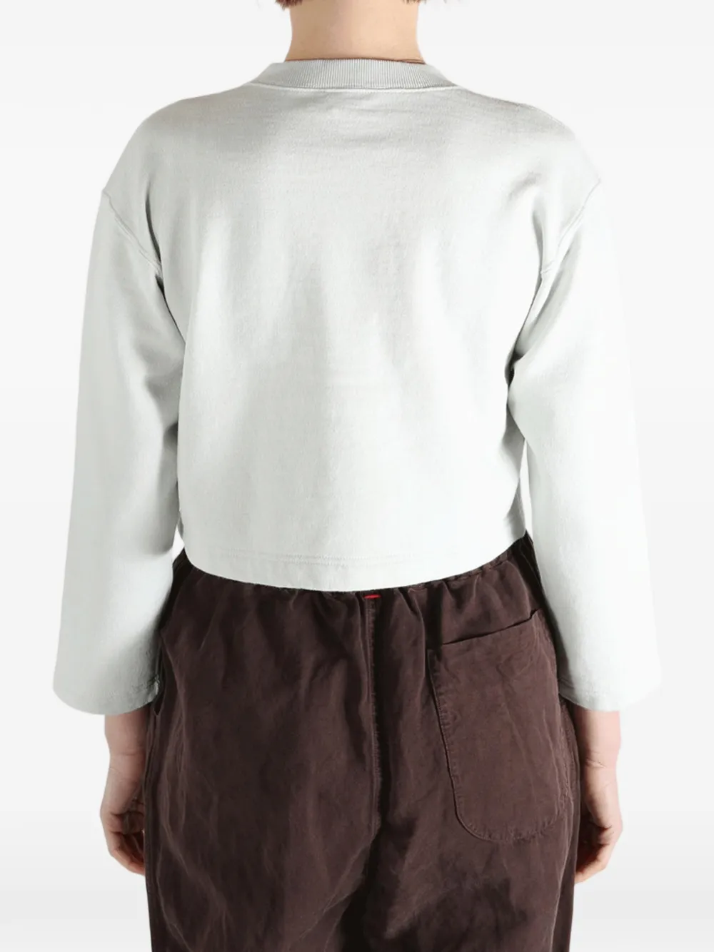 Auralee Vest met zakknoop Groen