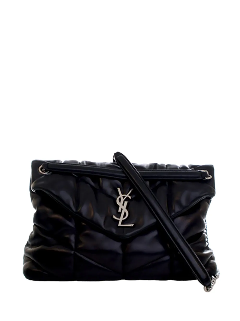 Saint Laurent Pre-Owned 2012-2026 Medium Nappa LouLou Puffer shoulder bag - Nero