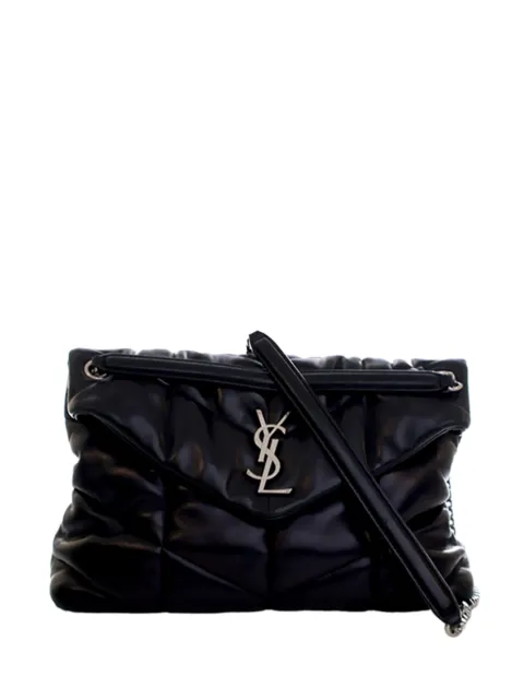 Saint Laurent Pre-Owned bolsa de hombro LouLou mediana de piel de napa capitonada 2012-2026