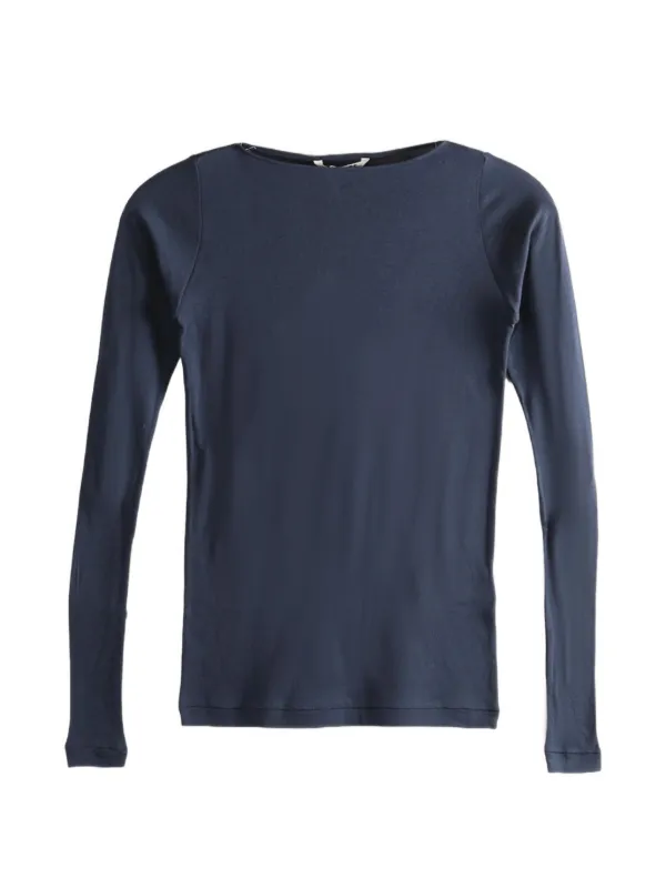 Auralee Long-sleeve T-shirt in Blue