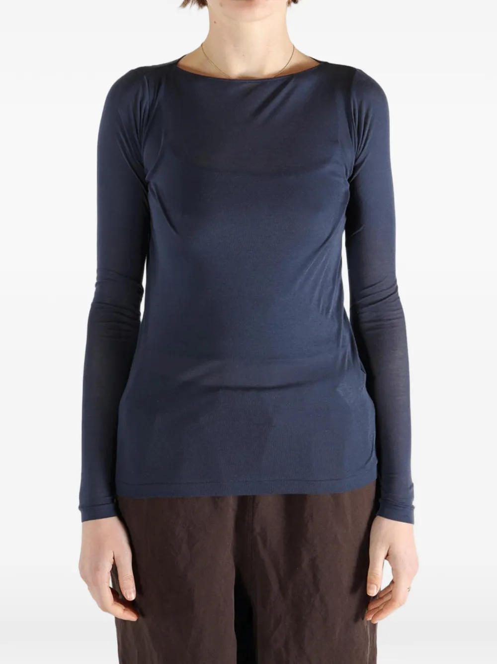  Auralee Long-sleeve T-shirt - Blue 