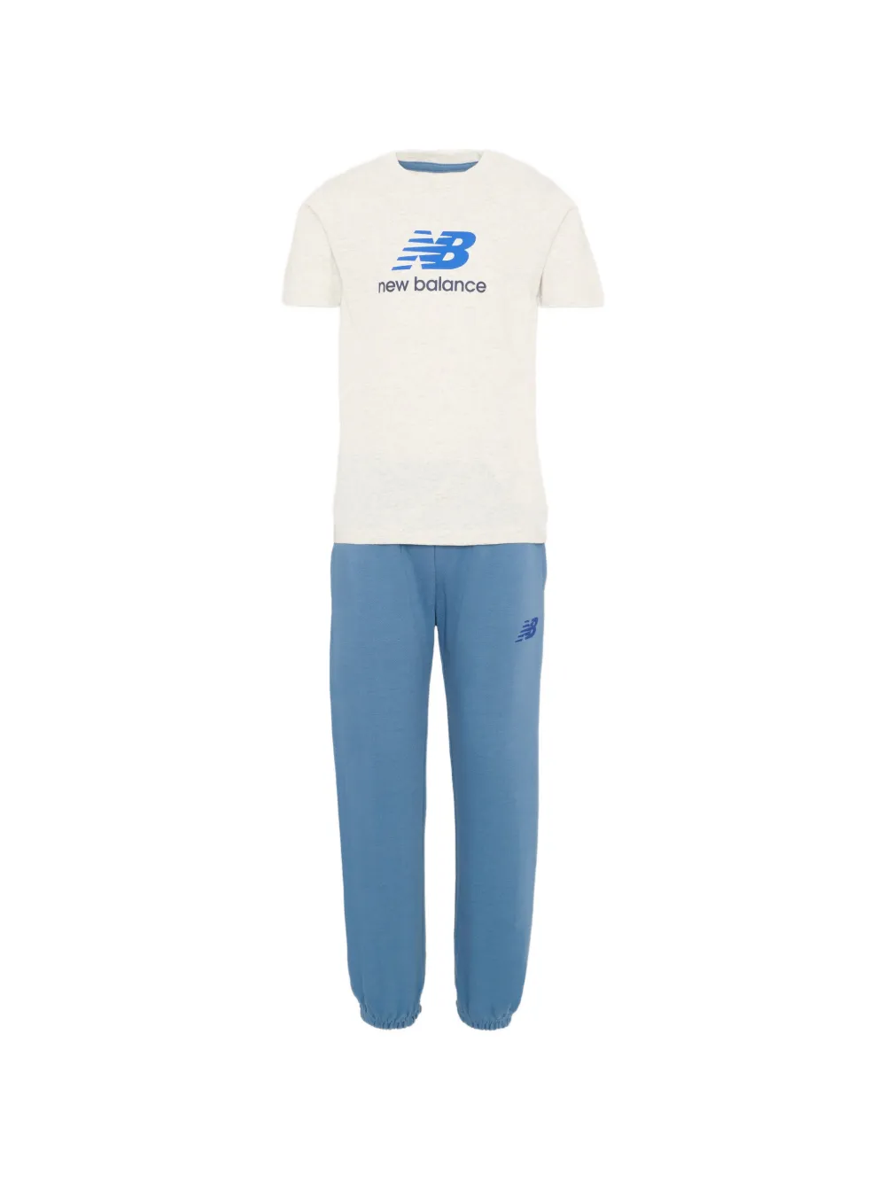 New Balance Kids logo tracksuit - Blu