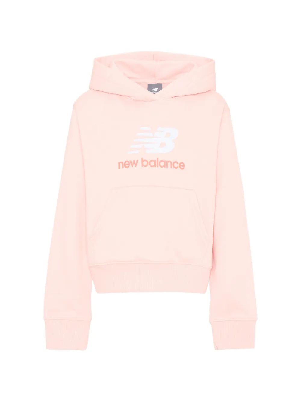 New Balance Kids logo hooded sweatshirt - Rosa