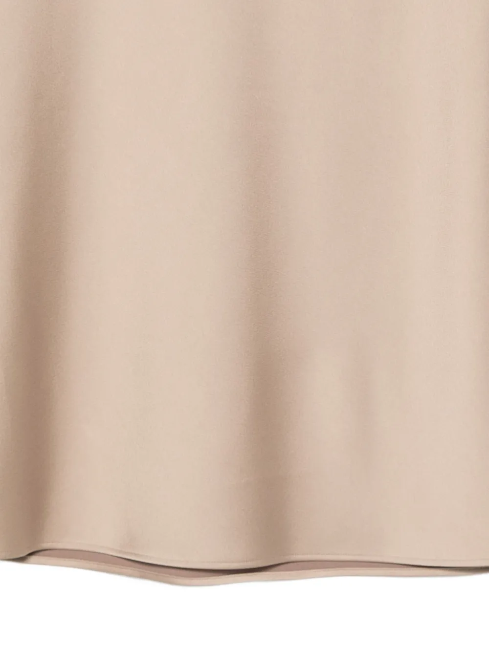  D.exterior Side-slit Maxi Skirt - Brown 