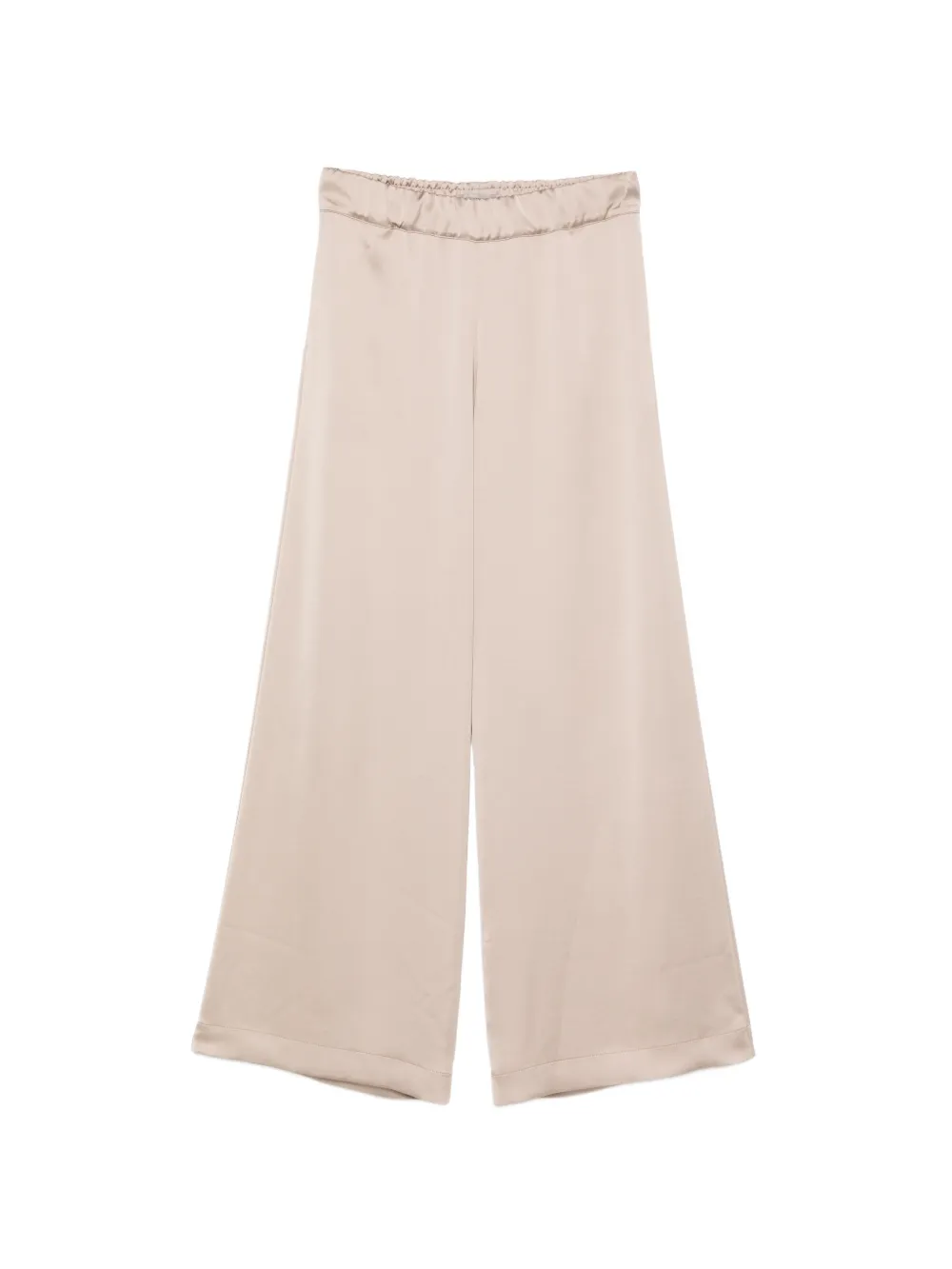 D Exterior Wide-leg Trousers In Brown