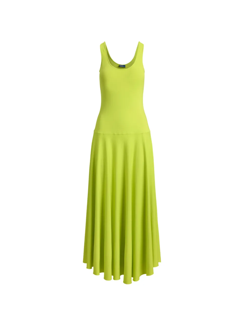 Polo Ralph Lauren drop-waist flared maxi dress - Verde
