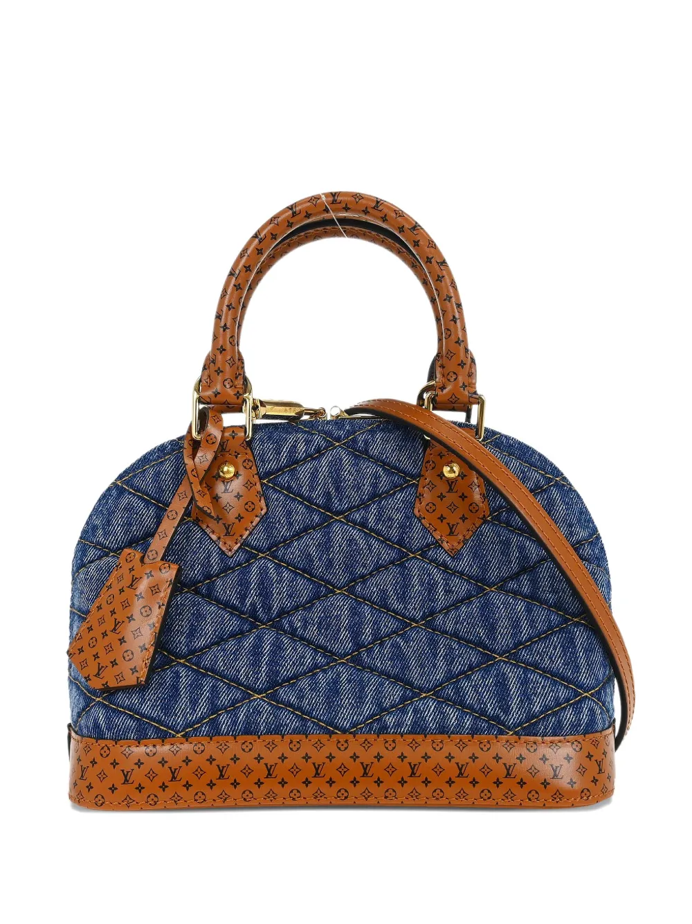 Louis Vuitton Pre-Owned 2019 Alma BB denim handbag - Blu