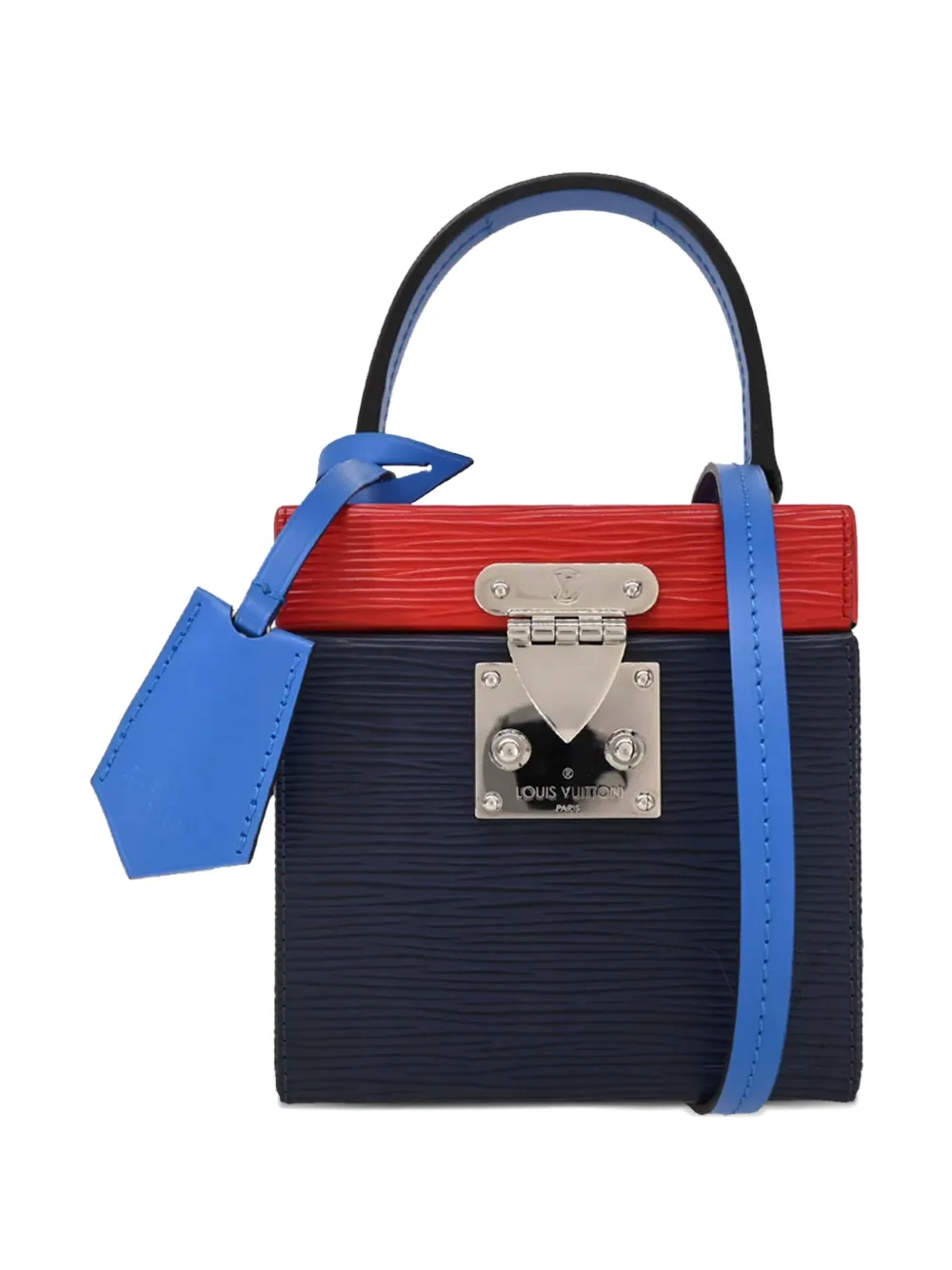 Louis Vuitton Pre-Owned 2019 Bleecker Box leather handbag - Blu