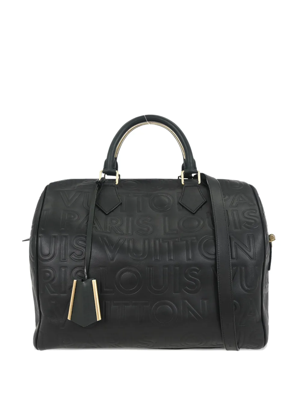 Louis Vuitton Pre-Owned 2008 Speedy Cube leather tote bag - Nero