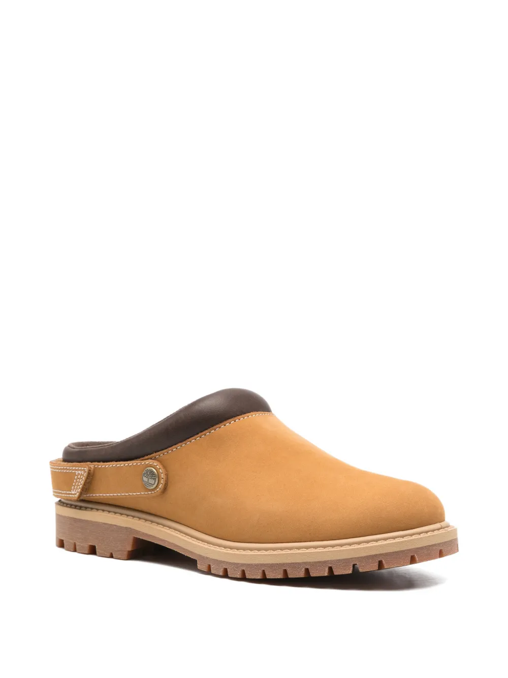 Timberland round logo mules Beige
