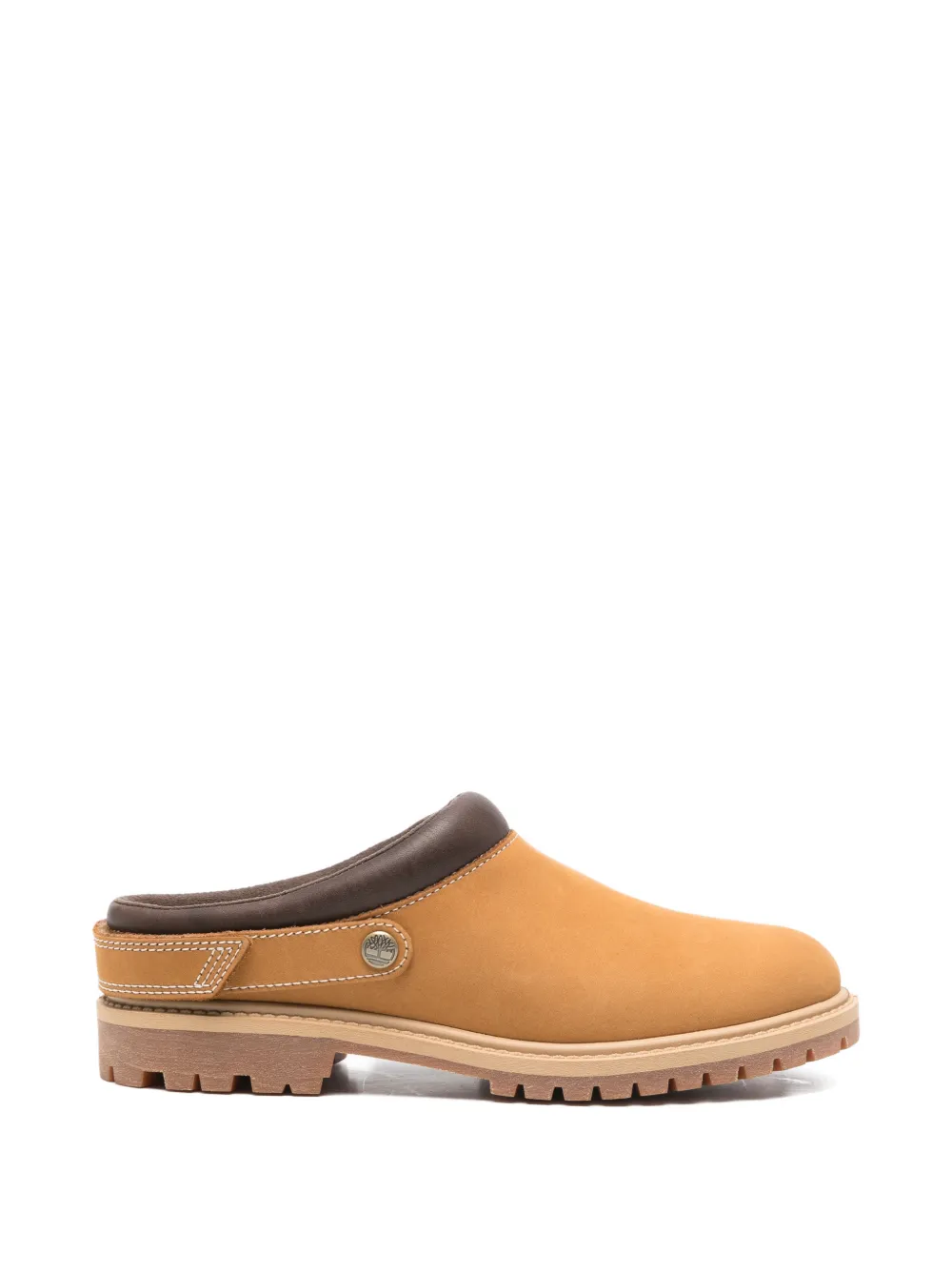 Timberland round logo mules Beige