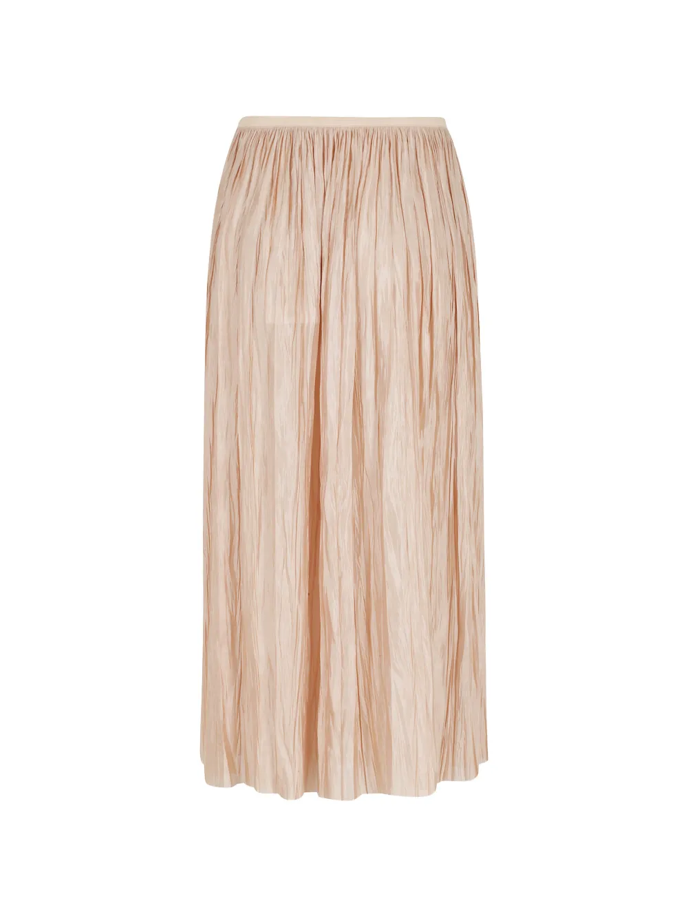 Crinkled Midi Skirt