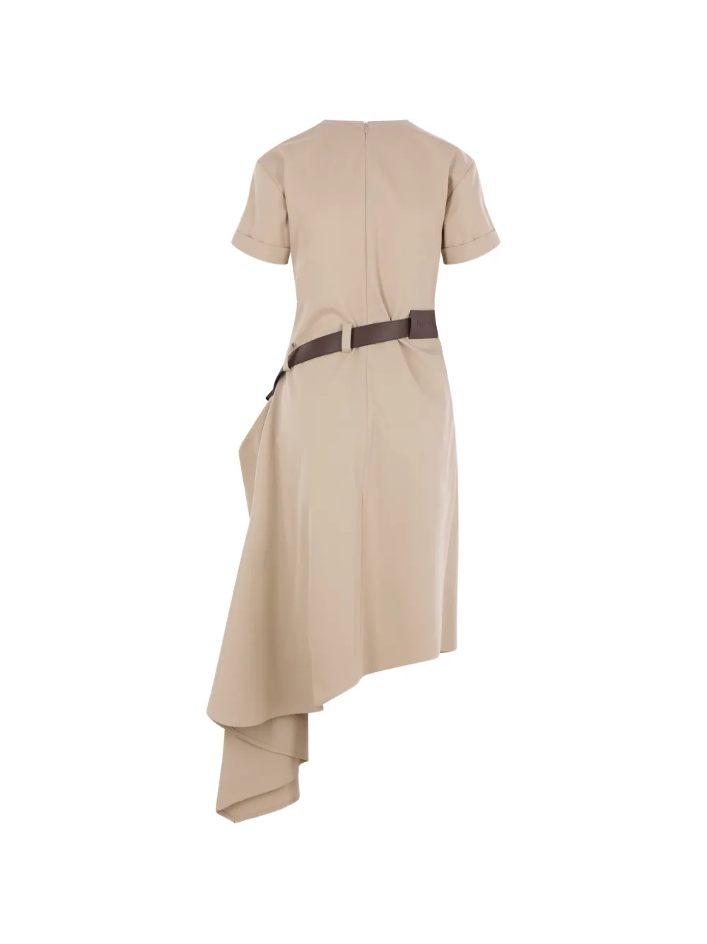  Loewe Belted Draped Dress - Neutrals 