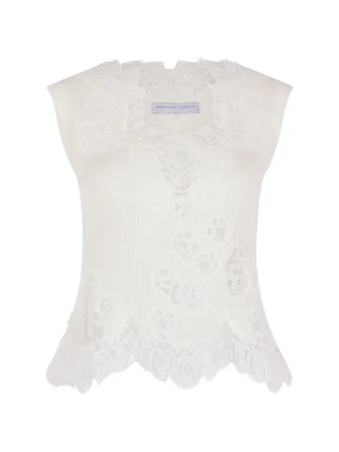 Ermanno Scervino lace detail top