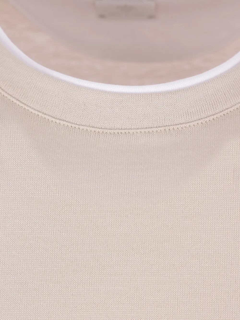 Eleventy T-shirt met ronde hals Beige