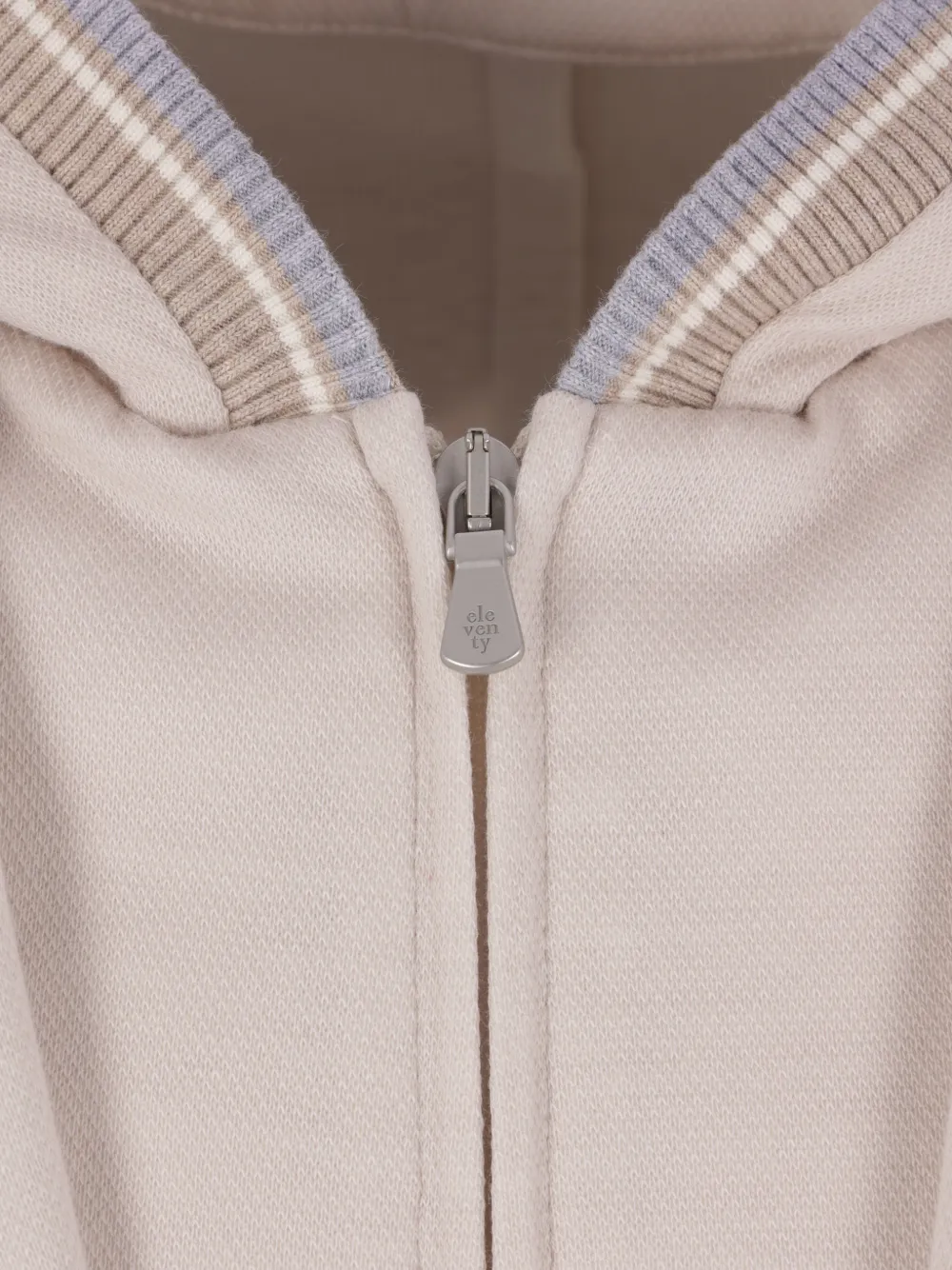  Eleventy Hooded Cotton Blazer - Neutrals 