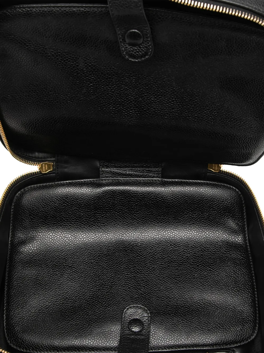 CHANEL Pre-Owned 1996-1997 CC Caviar Vanity Case satchel - Nero