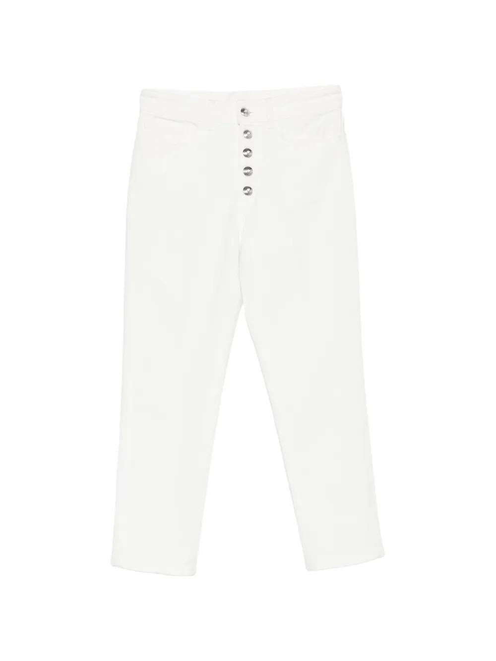 DONDUP buttoned denim jeans - Bianco