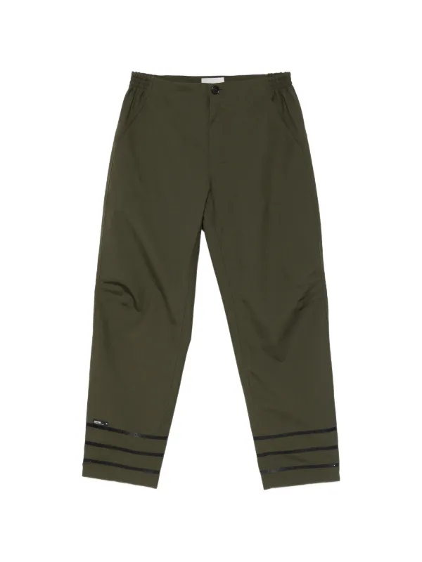 Coperni Stripe Tailored Trousers in Green