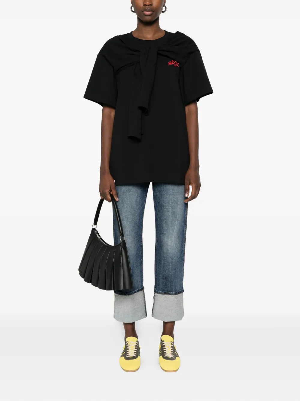 Charles Jeffrey Loverboy T-shirt Zwart