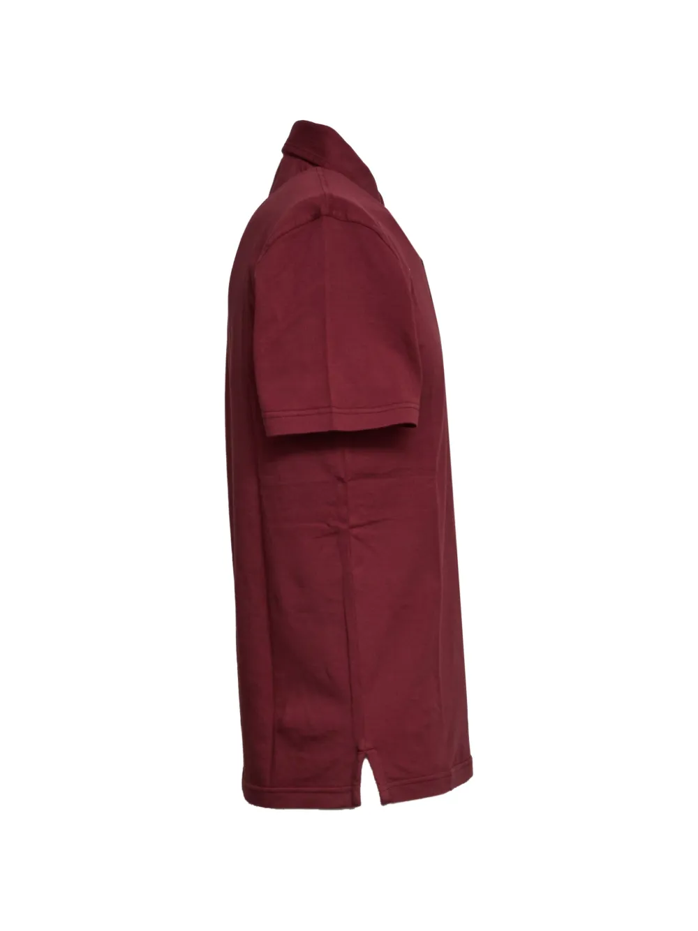 Fedeli Katoenen poloshirt met parelmoer knopen Rood