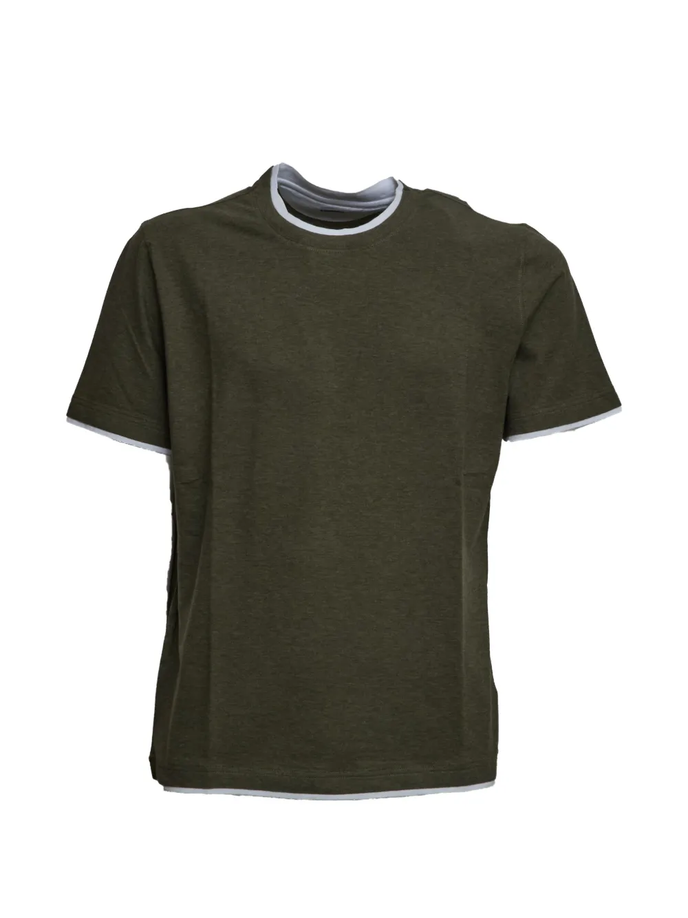 Fedeli Duo cotton T-shirt - Verde