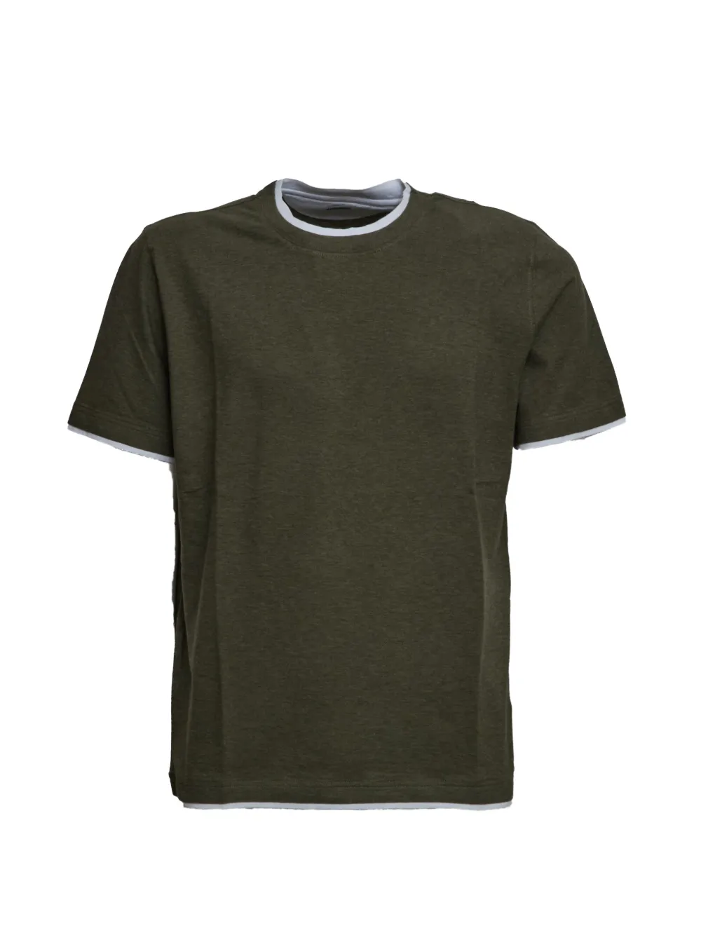 Fedeli Duo cotton T-shirt - Verde