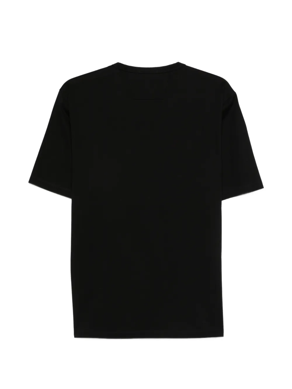 C.P. Company Metropolis Series gemerceriseerd jersey T-shirt met korte mouwen en badge Zwart