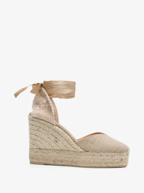 Castañer Chiara ribbon wraparound espadrilles