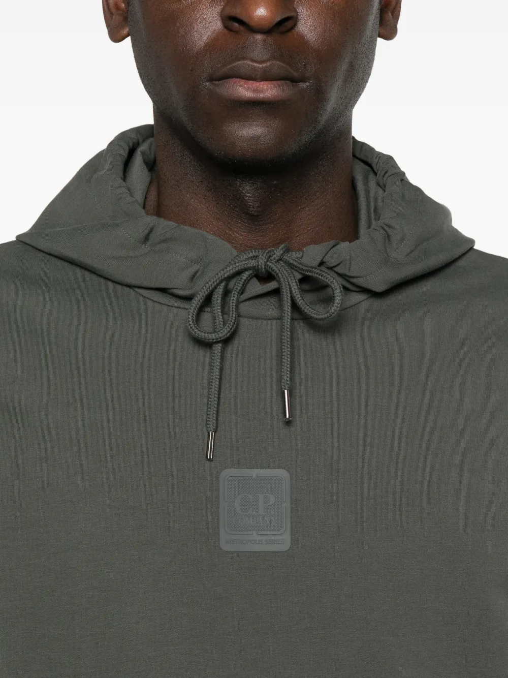 C.P. Company Hoodie met logodetail Grijs