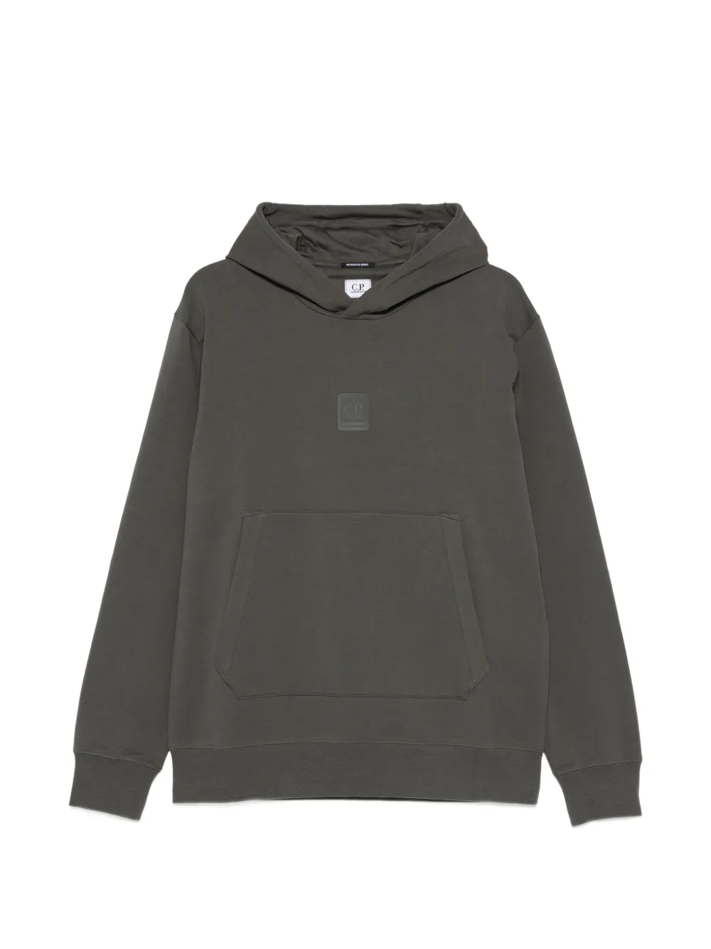 C.P. Company logo-detail hoodie - Grey