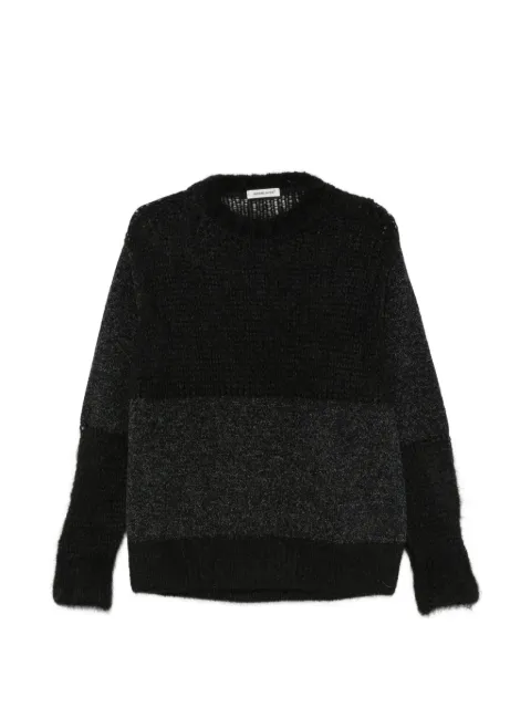 Undercover colourblock brushed-finish sweater