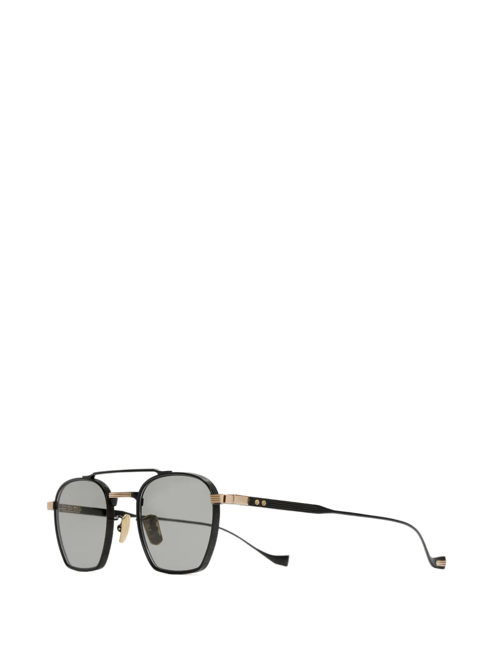Cutler & Gross Cranley 1425 zonnebril met piloten montuur Zwart