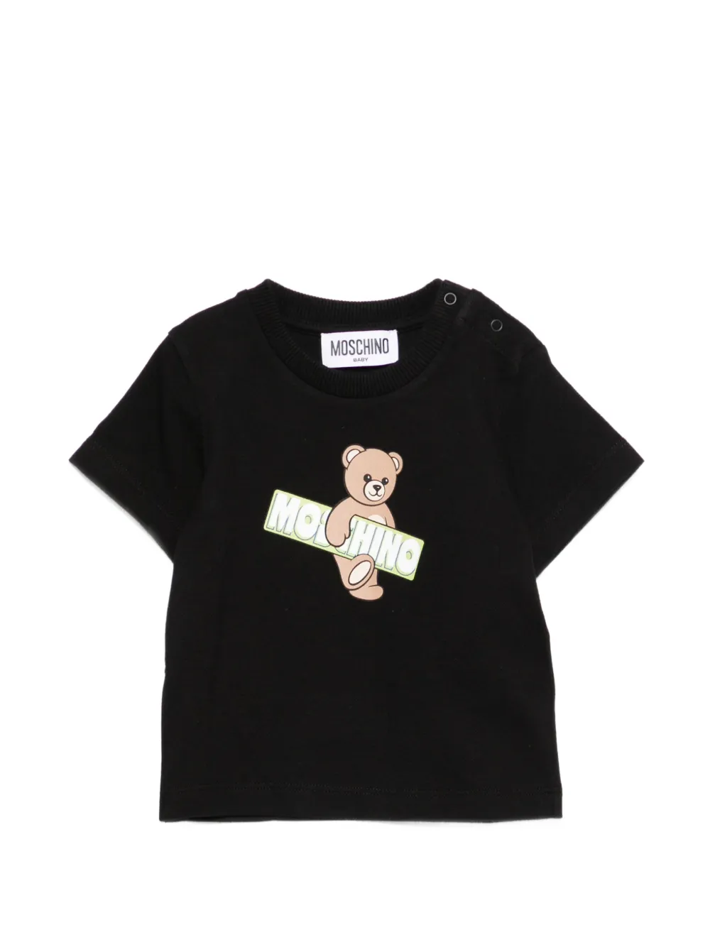 Moschino Kids graphic-print short-sleeve T-shirt - Nero