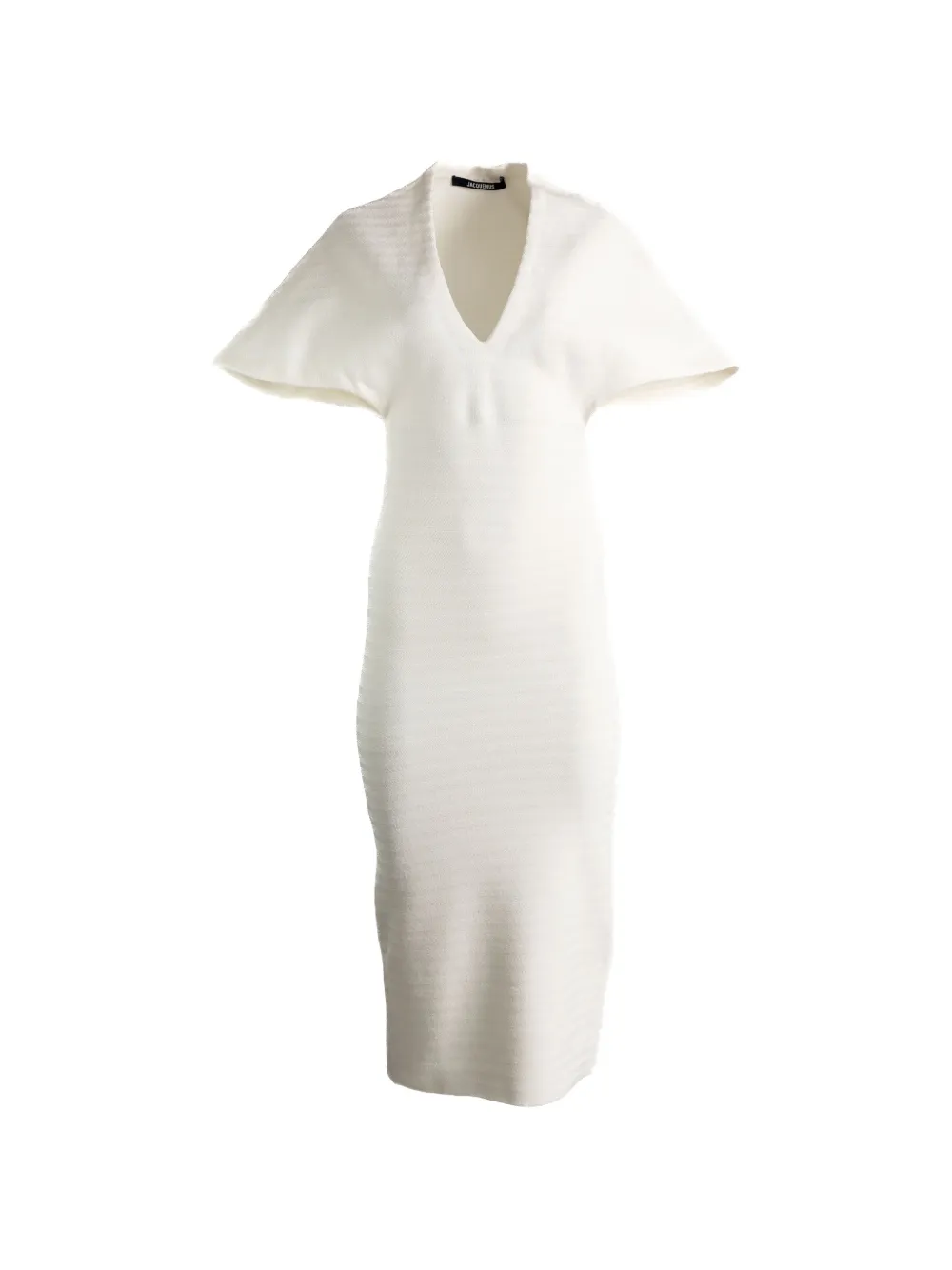 Jacquemus wide-sleeved dress - Bianco