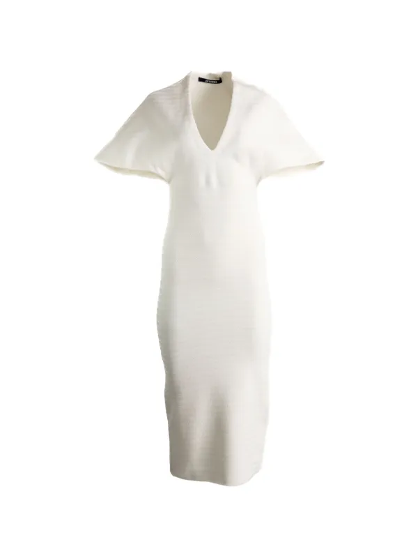 Jacquemus Wide-sleeved Dress in White