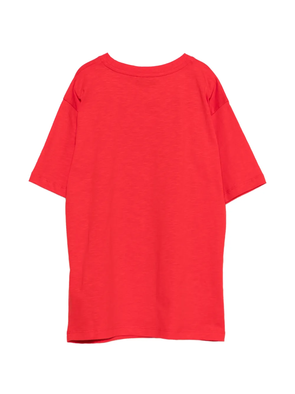 Moschino Kids T-shirt met teddyprint en logoprint Rood