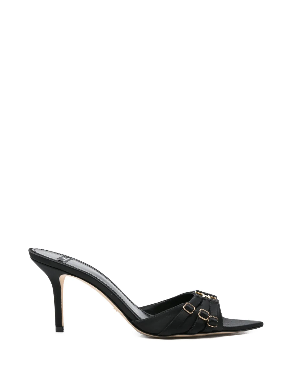 Elisabetta Franchi Sandalen met logoplakkaat Zwart