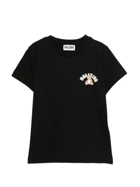 Moschino Kids 테디 프린트 티셔츠