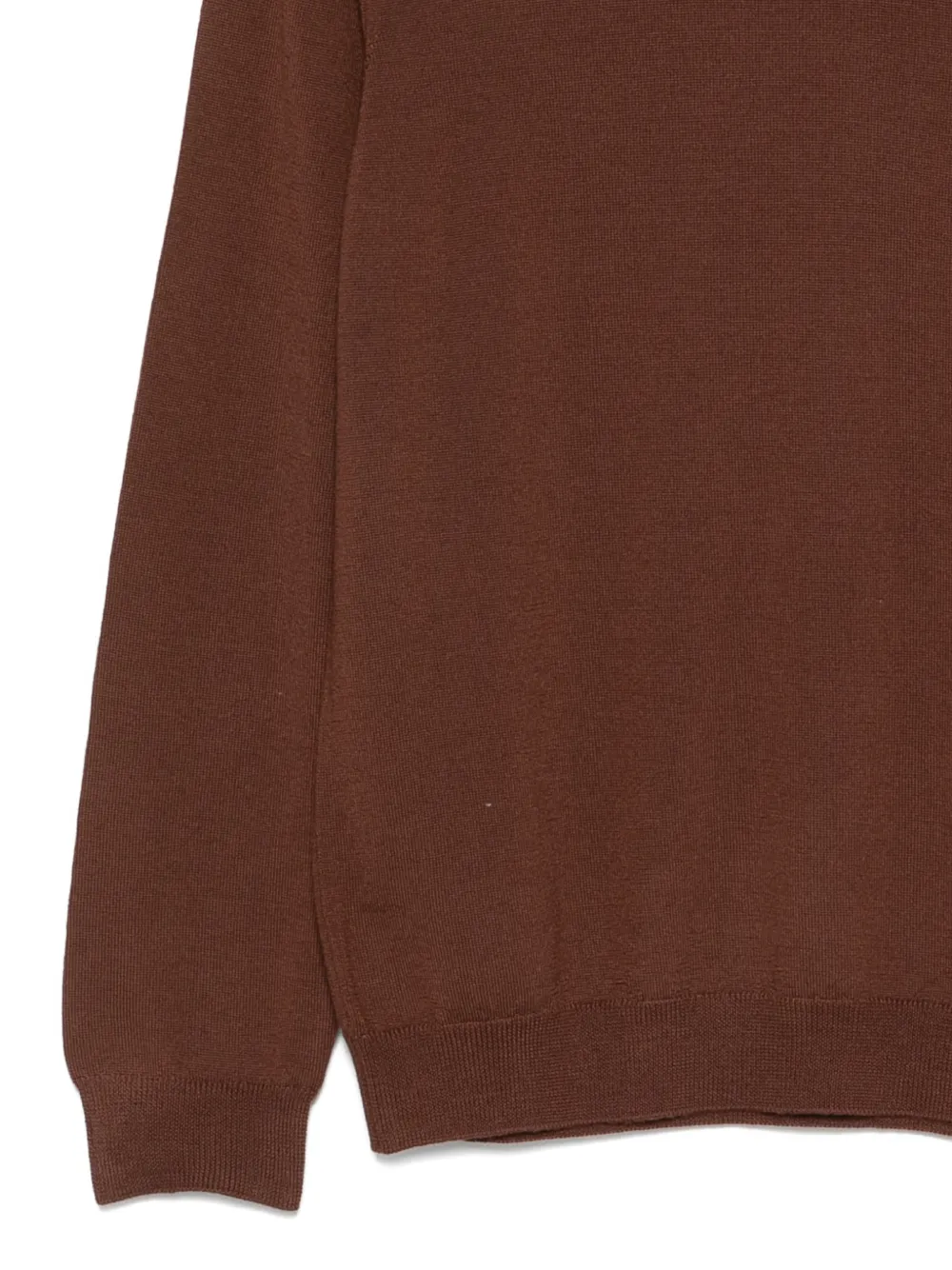 Zanone Trui met ronde hals Bruin