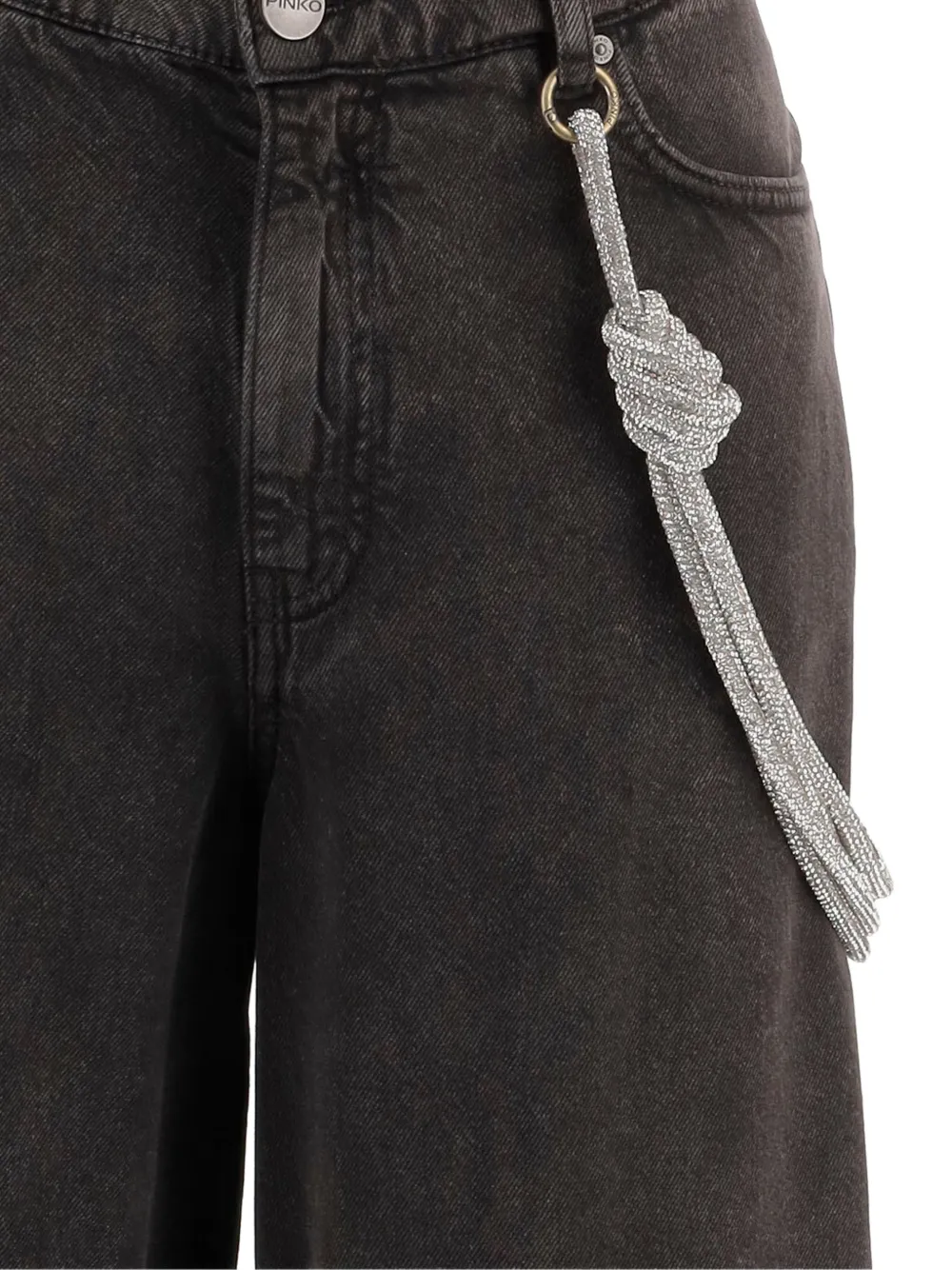  Pinko Vaqueros Con Detalle De Nudo - Gris 