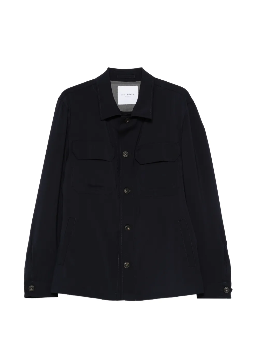 Luigi Bianchi pocket jacket - Blau