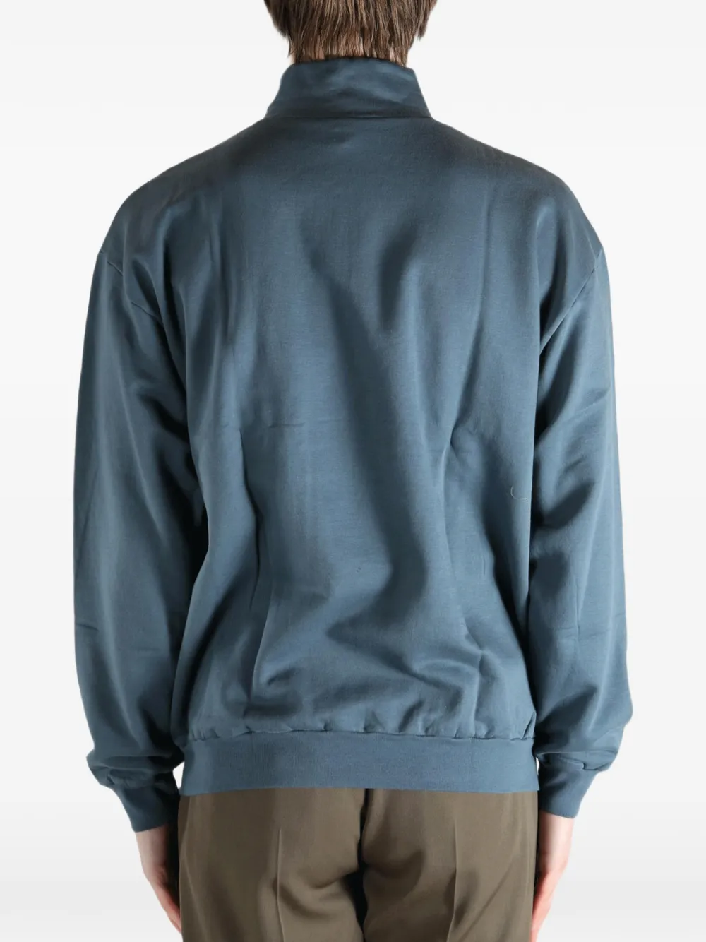 Auralee Half-zip Sweatshirt In Blue