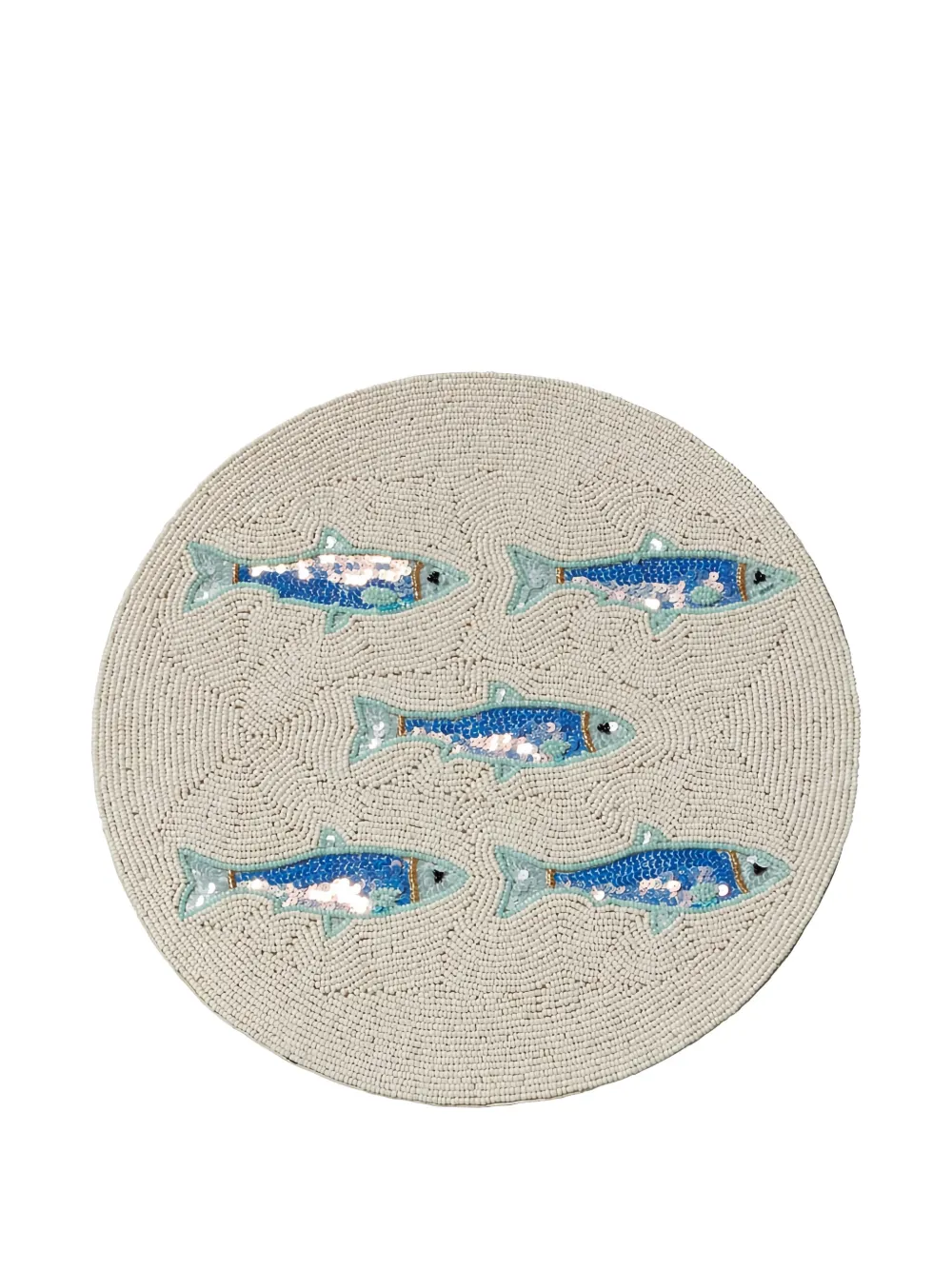 Chehoma fish-motif placemat - Toni neutri